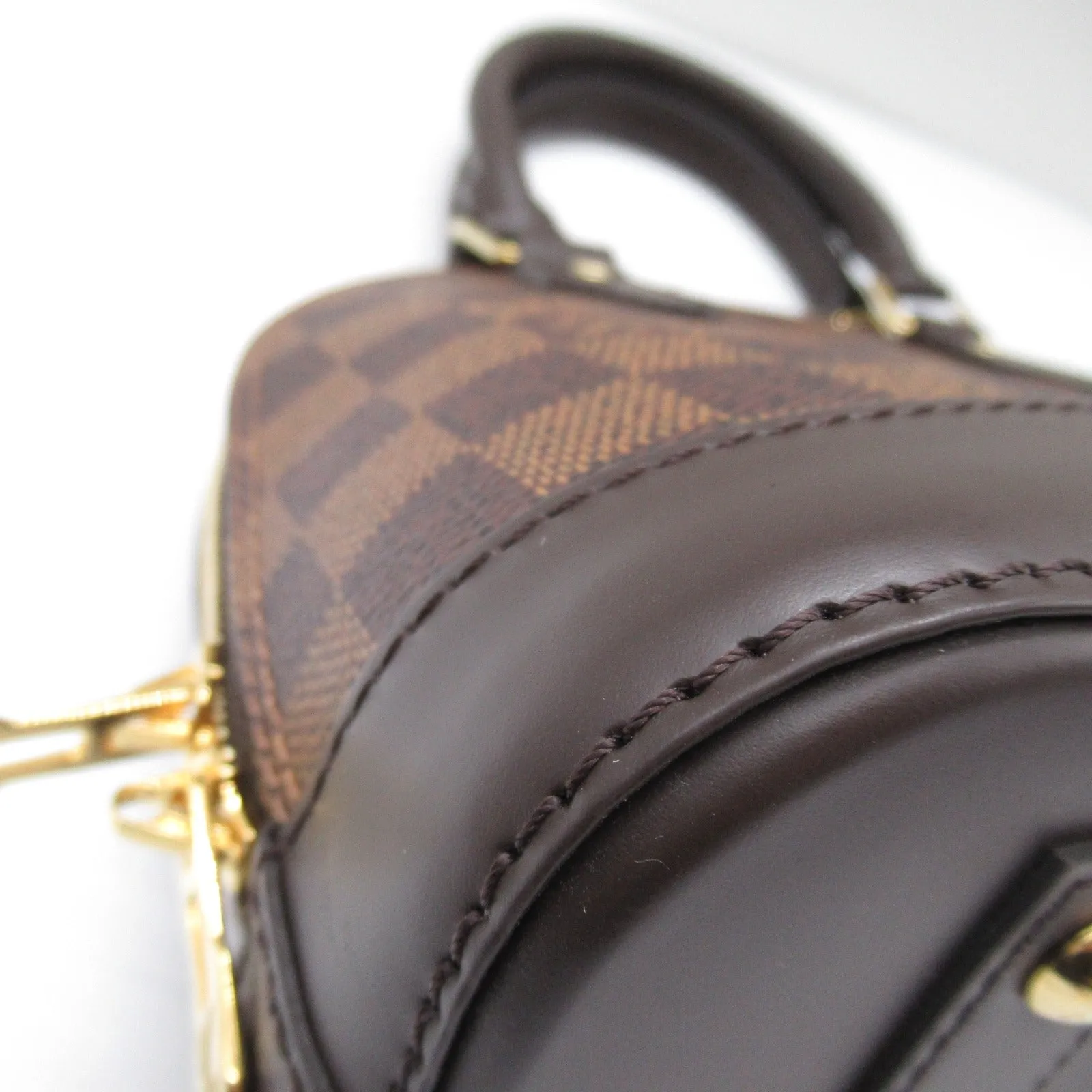 ルイ・ヴィトン LOUIS VUITTON アルマBB 2wショルダーバッグ バッグ PVCコーティングキャンバス ダミエ レディース ブラウン系 N41221 【中古】｜