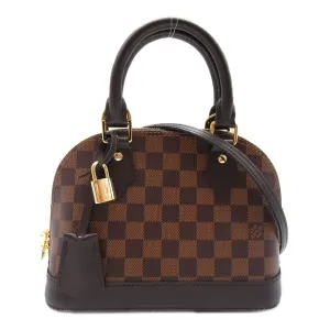 ルイ・ヴィトン LOUIS VUITTON アルマBB 2wショルダーバッグ バッグ PVCコーティングキャンバス ダミエ レディース ブラウン系 N41221 【中古】｜