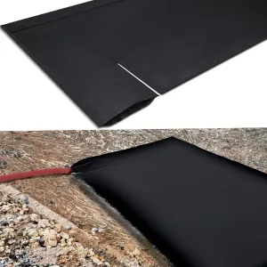 1 Pcs Silt Bags for Dewatering Filter Bag Non Woven Geotextile Fabric Oil Sludge Sediment Filter Bags for Construction, Black (5 x 10 ft)