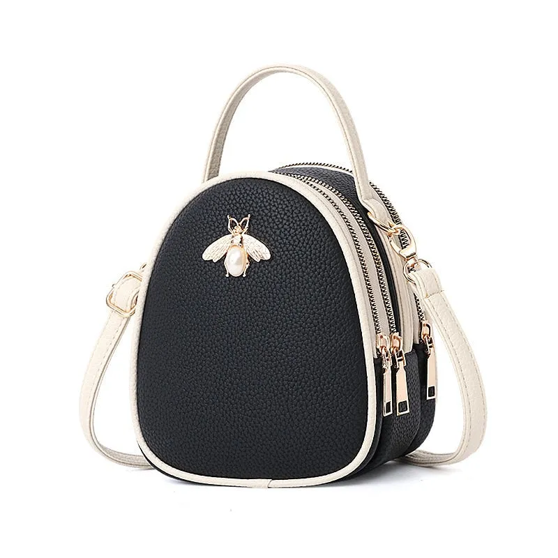 2018 Shoulder Crossbody Bags For Women Leather Luxury Handbags Women Bags Designer Bee Summer Small Ladies Hand Bags Sac A Main