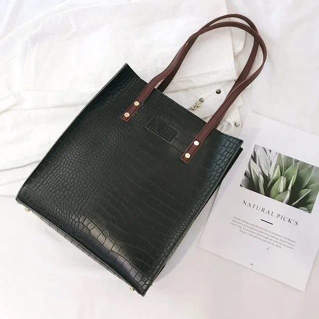 2019 Handbags Fashion Bags shoulder Bags Ladies Leather Luxury bag Crocodile Customer-endorsed Rich selection Women Hand women Designer Women Pattern for Handbag