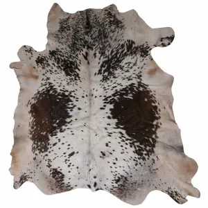 208-2 Cow Skin Hair on Hide 100% Pure Cow Hide Large Decorative/Carpet/Rug/Wall Leather
