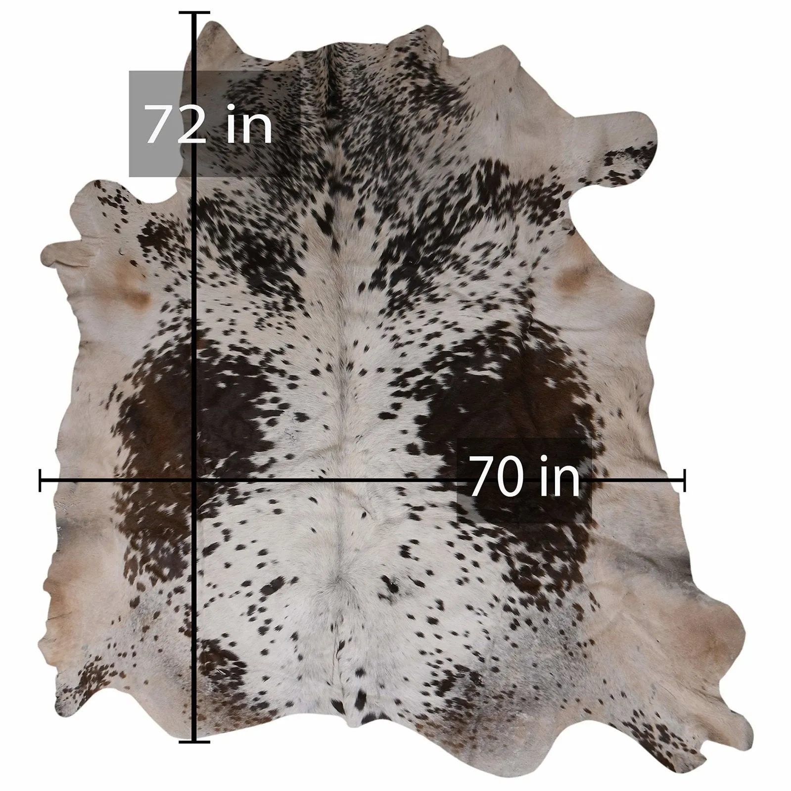 208-2 Cow Skin Hair on Hide 100% Pure Cow Hide Large Decorative/Carpet/Rug/Wall Leather
