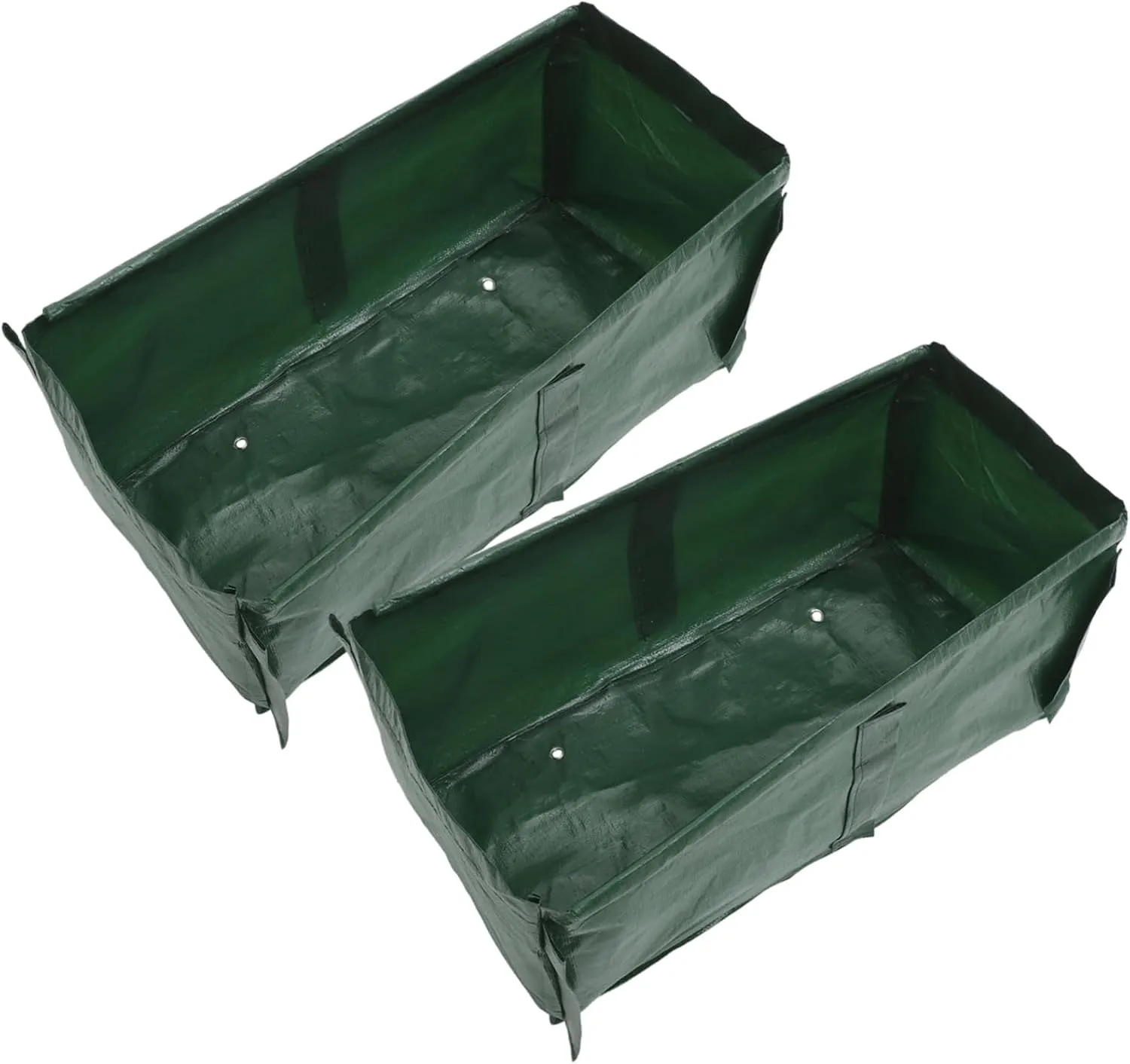 2pcs Grow Bag Fabric Planter Bag Growth Bag Potato Planter Bag Bags Vegetables Planting Pouch Planting Troughs Garden Planting Bag Pots for Outdoor Plants Cloth Dark Green
