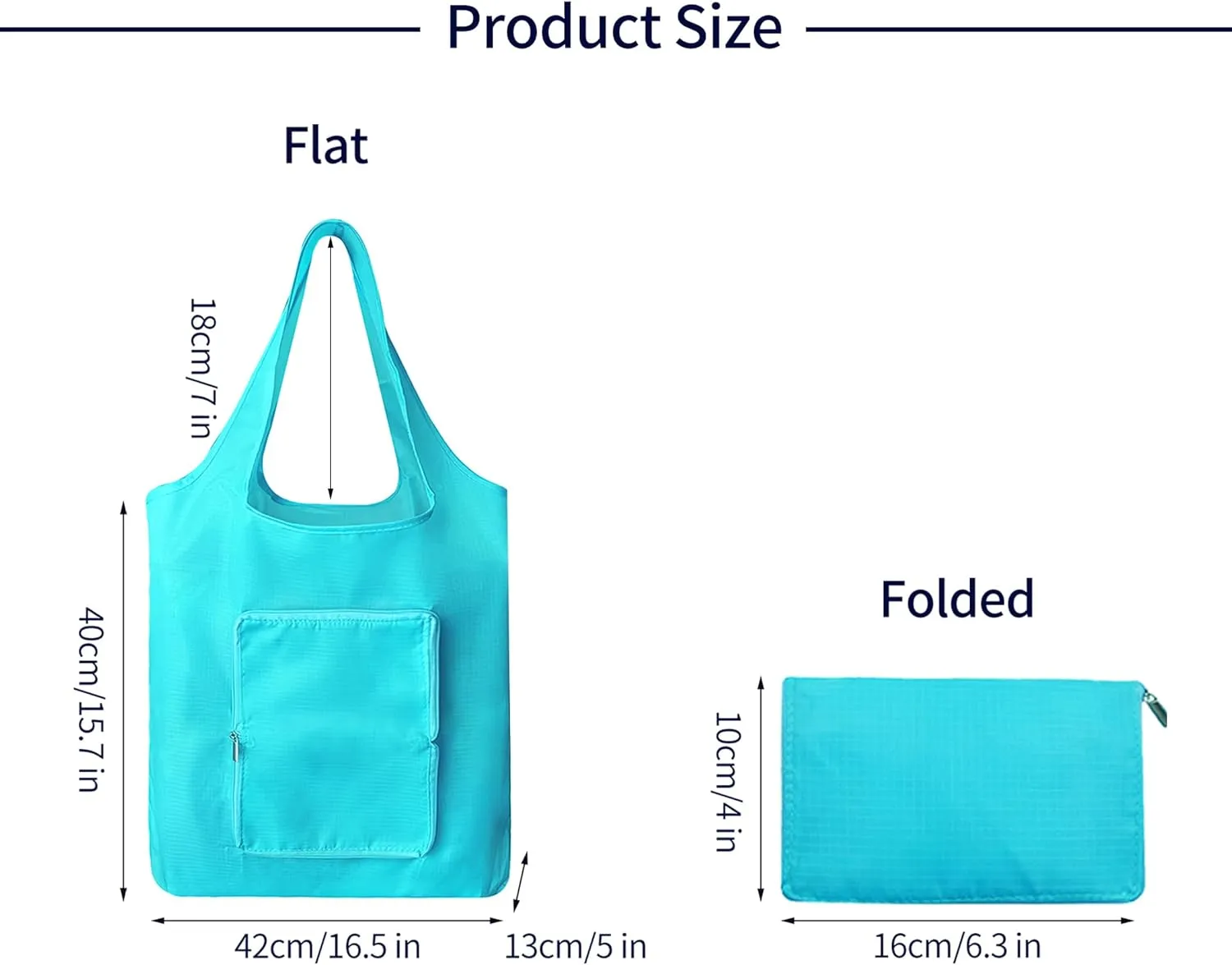 5 pack Portable Ripstop nylon shopping tote bags, large capacity home storage bags grocery bags kitchen bags G-B-2
