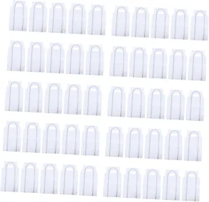 50 Pack Beverages Bags Tea Milk Handbags Flexible Odorless for Takeout Stores Random Style