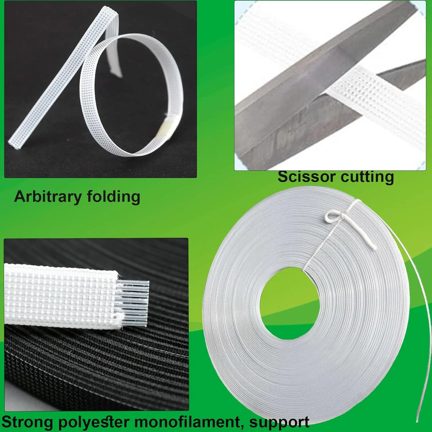 50yards Low-Density Boning for Sewing with Byretractable Measuring Tape, to Meet Your Daily Work Needs, Can Be Used to Make Corsets, Bodycon Dresses, Bags, and Wedding Gowns (10mm White)