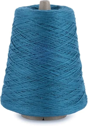 5/2 Perle Mercerized Cotton Weaving Yarn by Silk City Fibers, Teal