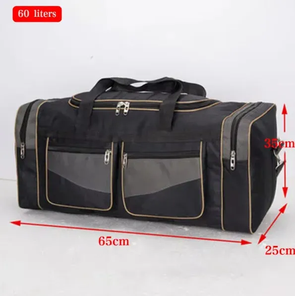 60L 90L Travel Duffle Handbags Large Traveling Tas For Women Men Gym Fitness Luggage Outdoor Bag Sack Trip Shoulder Pack XA15WD