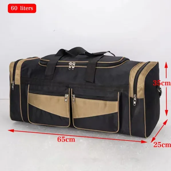 60L 90L Travel Duffle Handbags Large Traveling Tas For Women Men Gym Fitness Luggage Outdoor Bag Sack Trip Shoulder Pack XA15WD