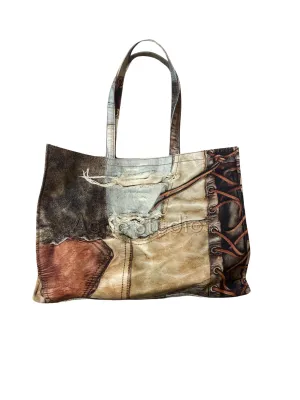 Acne Studios Patchwork Printed Tote Bag