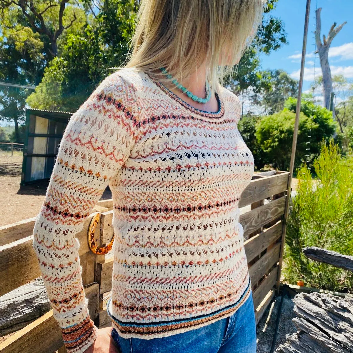 Aiyana Crocheted Sweater