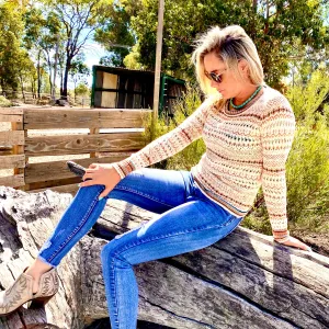 Aiyana Crocheted Sweater