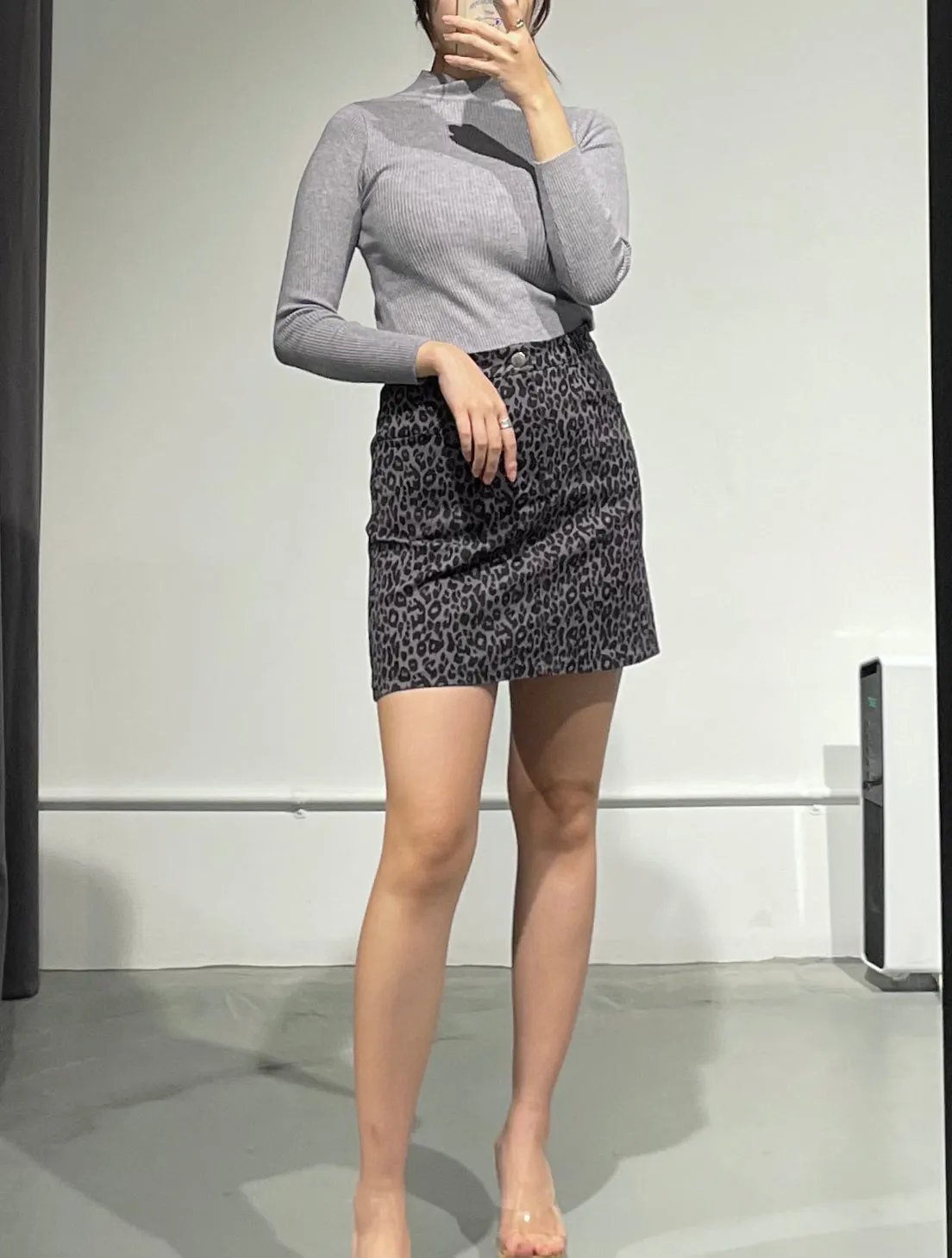 Anna Half Tutle Rib Knit