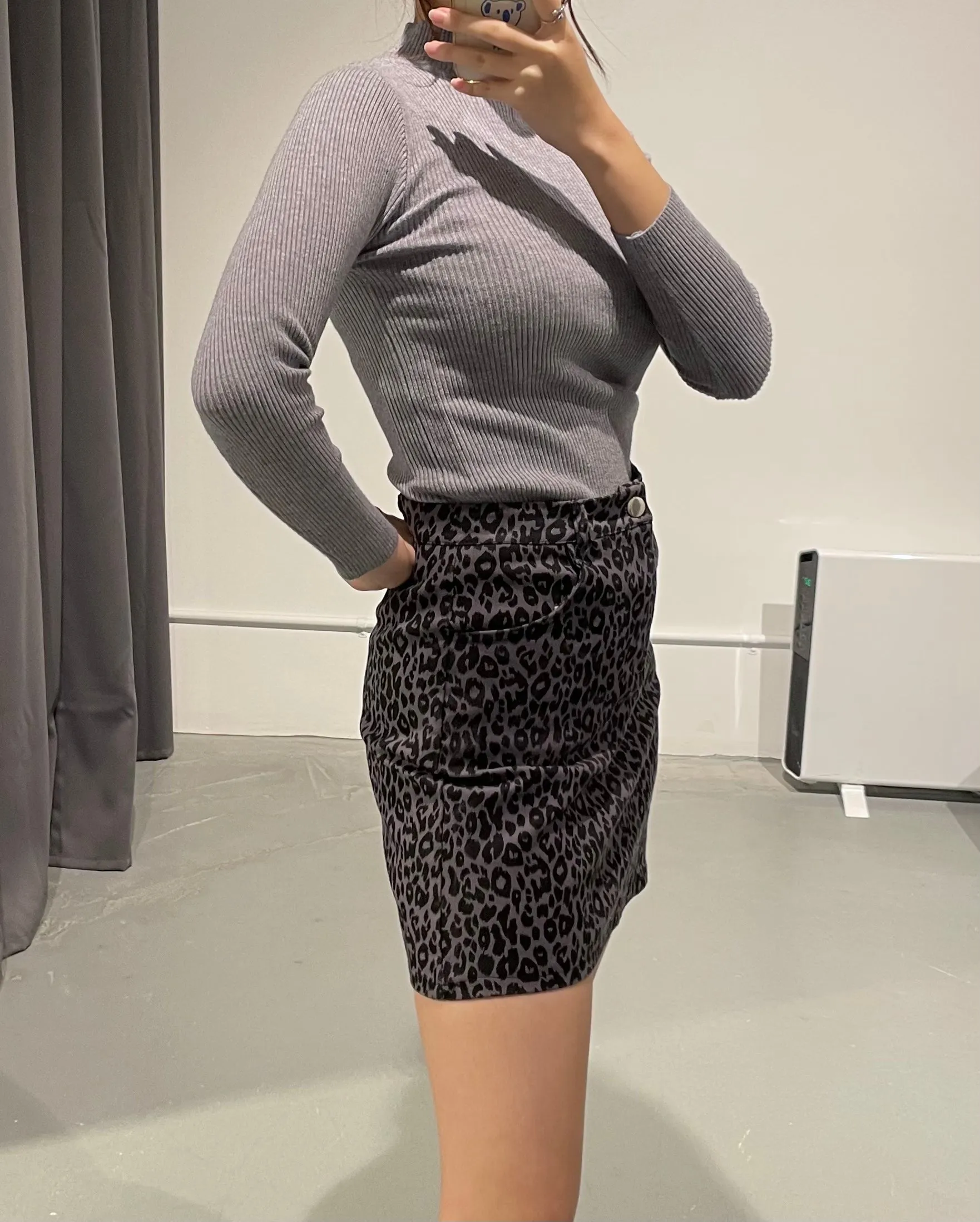 Anna Half Tutle Rib Knit