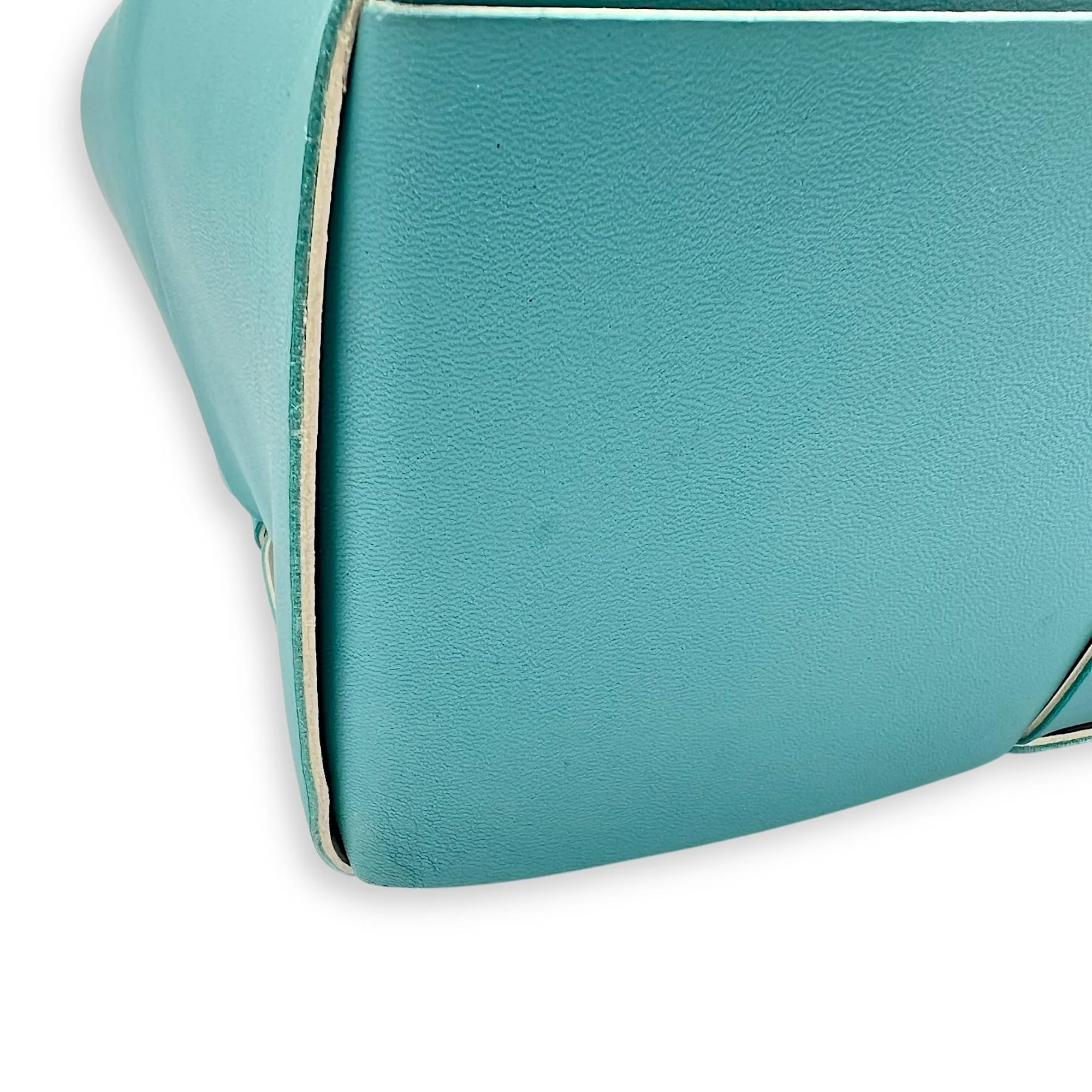 Arco Tote Bag Blue in Lambskin