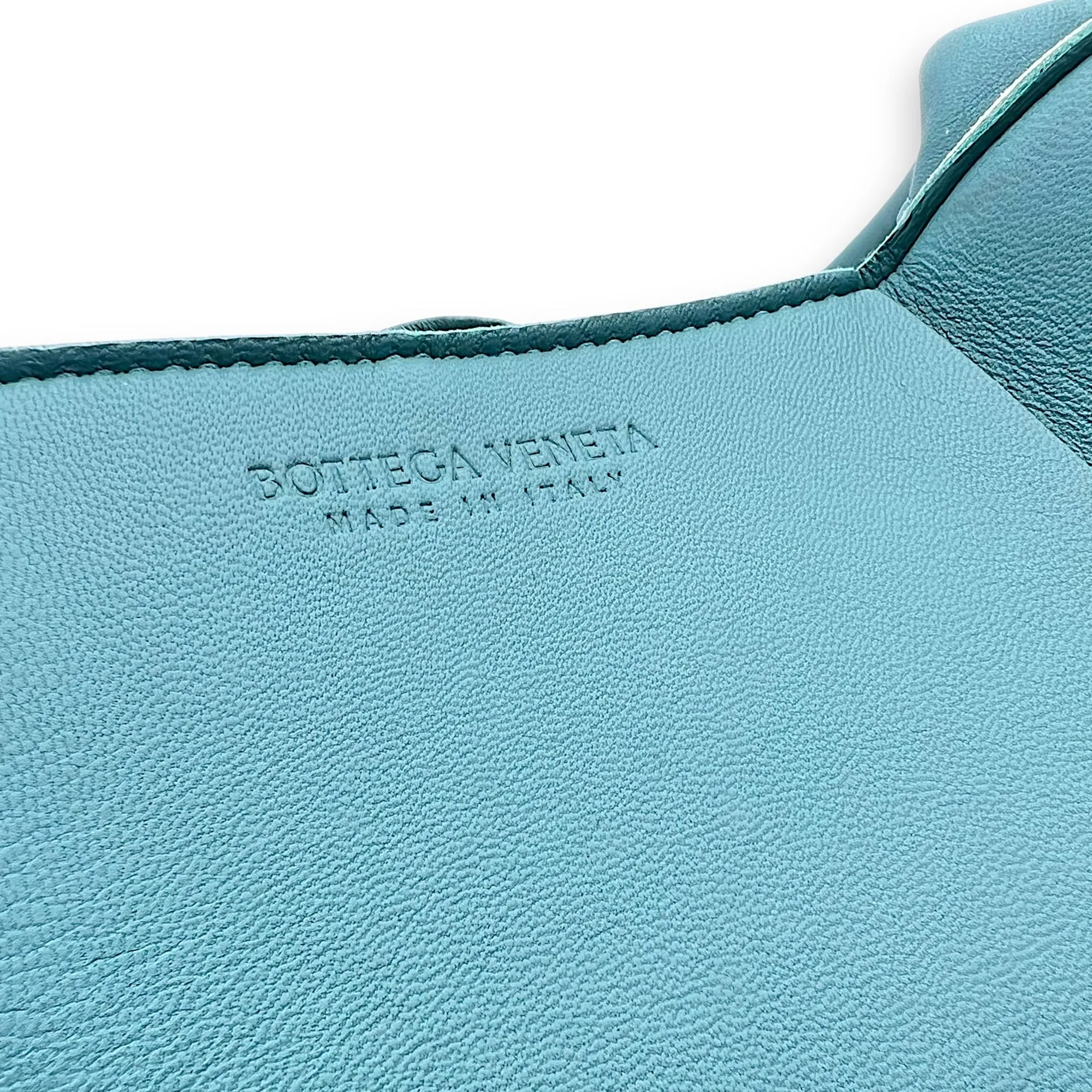 Arco Tote Bag Blue in Lambskin