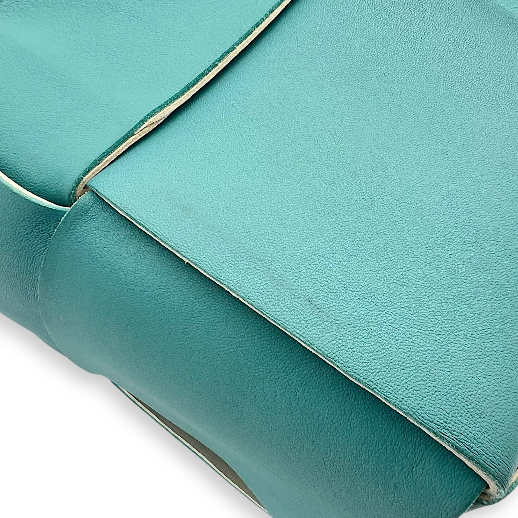 Arco Tote Bag Blue in Lambskin