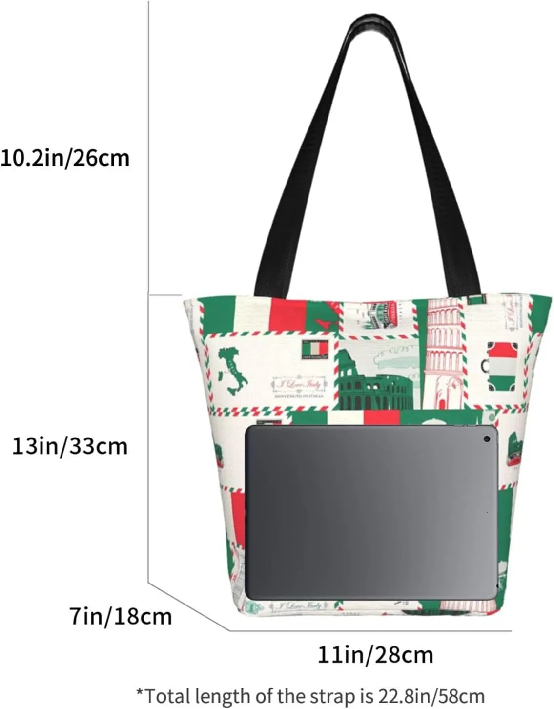 Army Camo Tote Bag For Women Lightweight Shoulder Bags Shopping Handbags With Zipper