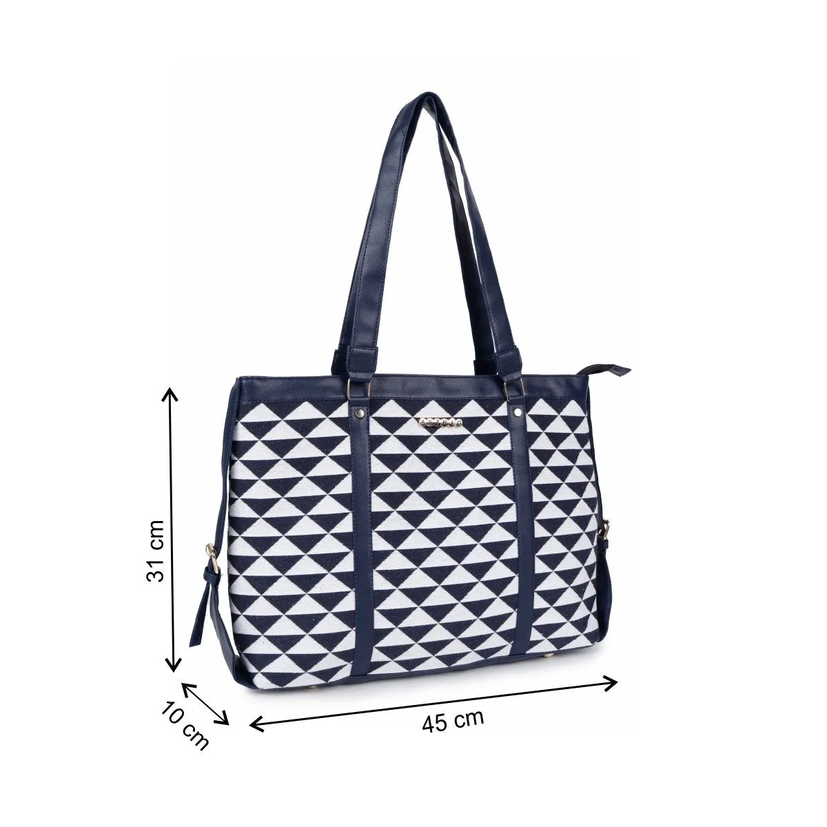 ASTRID Multi Color Tote Bags With PVC  Handle
