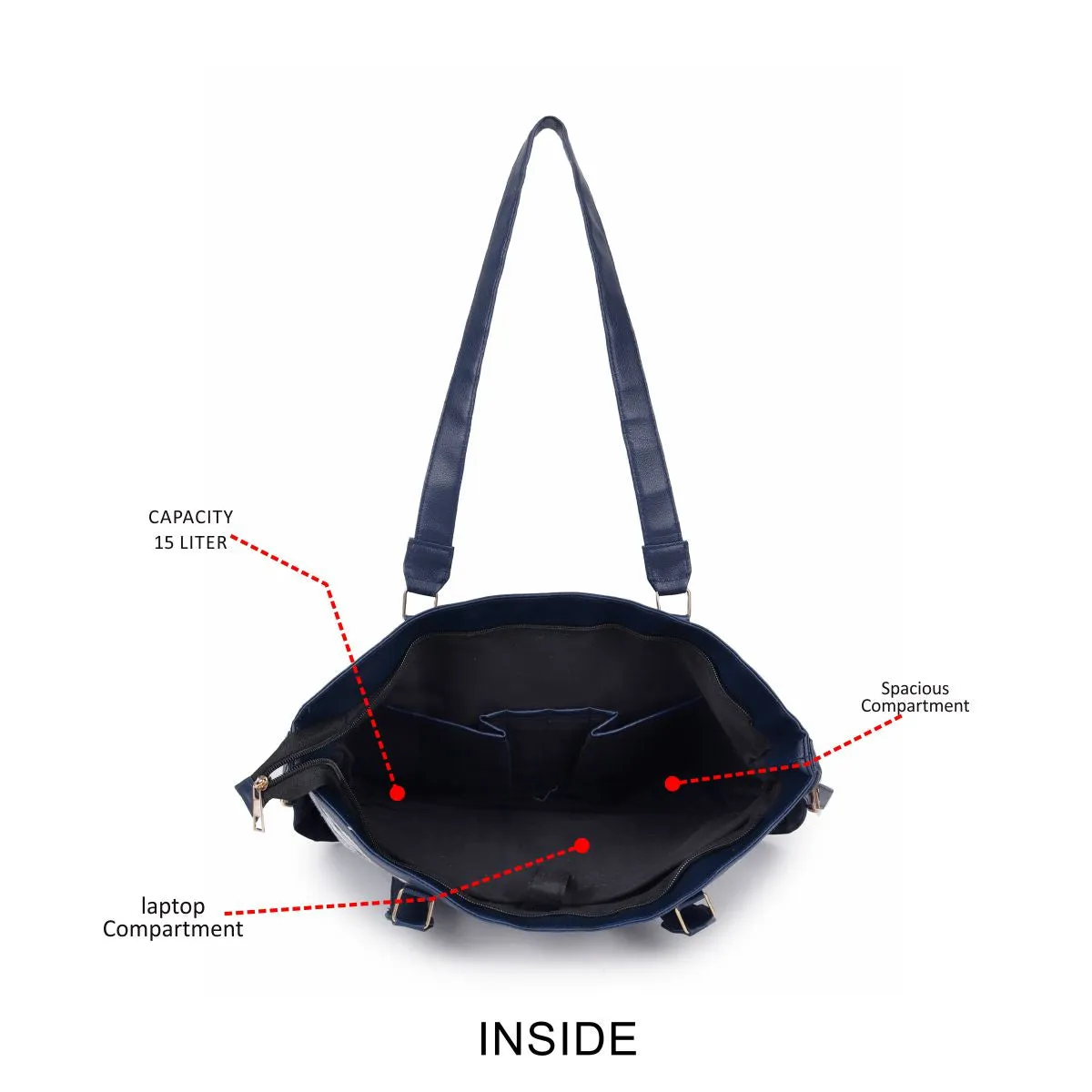 ASTRID Multi Color Tote Bags With PVC  Handle