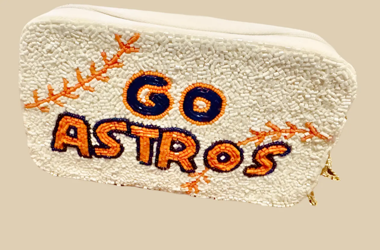 Astros Beaded Bag
