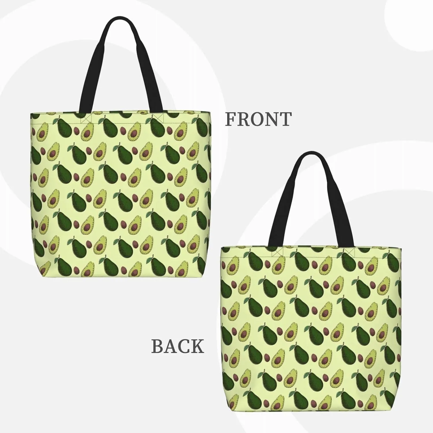 Atomic Stars Pattern Print Tote Bags Reusable Grocery Bag Shoulde Bag Handbag For Office Shopping Travel Women