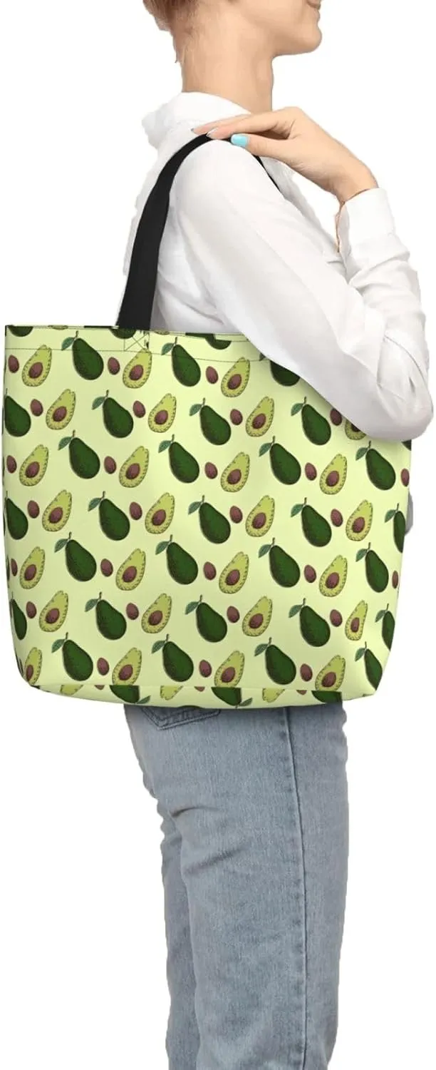 Atomic Stars Pattern Print Tote Bags Reusable Grocery Bag Shoulde Bag Handbag For Office Shopping Travel Women