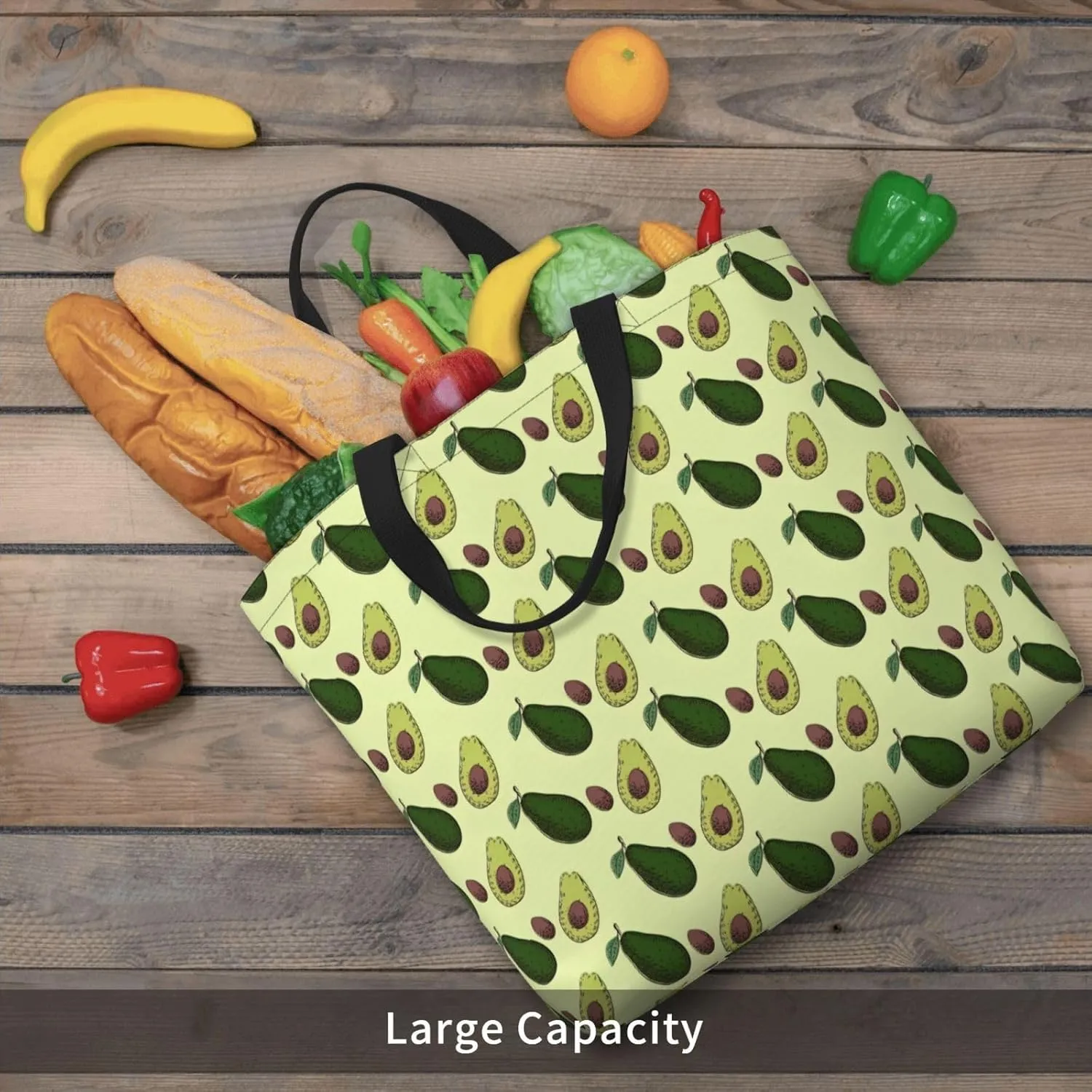 Atomic Stars Pattern Print Tote Bags Reusable Grocery Bag Shoulde Bag Handbag For Office Shopping Travel Women