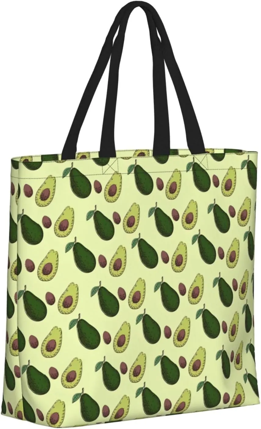 Atomic Stars Pattern Print Tote Bags Reusable Grocery Bag Shoulde Bag Handbag For Office Shopping Travel Women