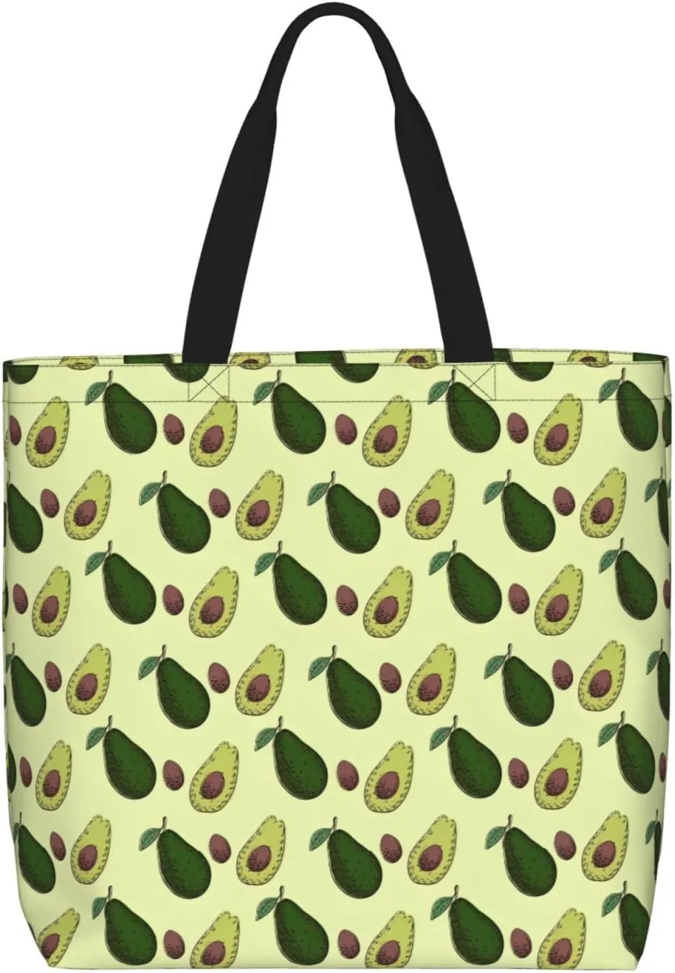 Atomic Stars Pattern Print Tote Bags Reusable Grocery Bag Shoulde Bag Handbag For Office Shopping Travel Women