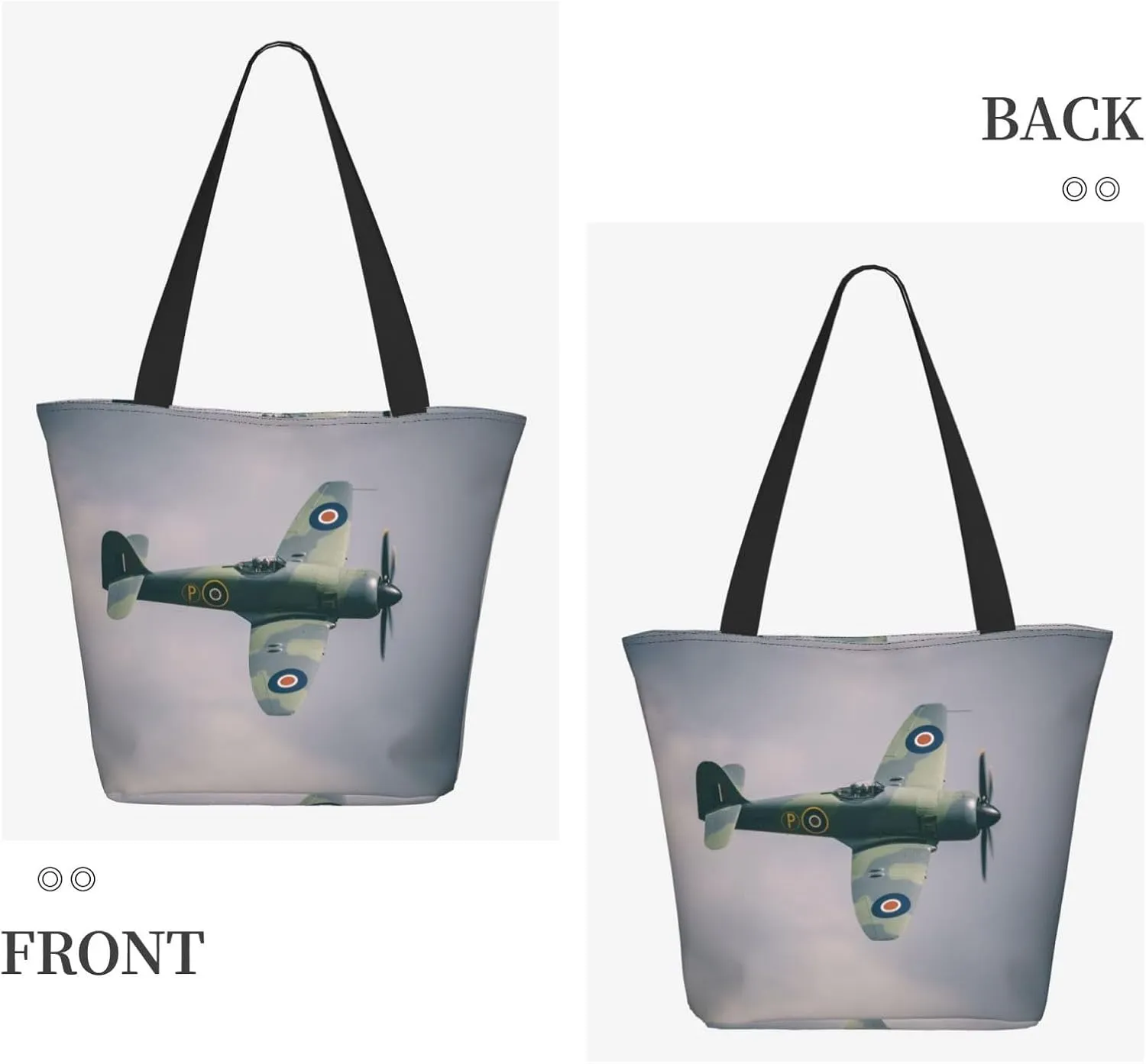 Automotive Black Car Dark Tote Bag for Women, Travel Tote Handbags for Gym