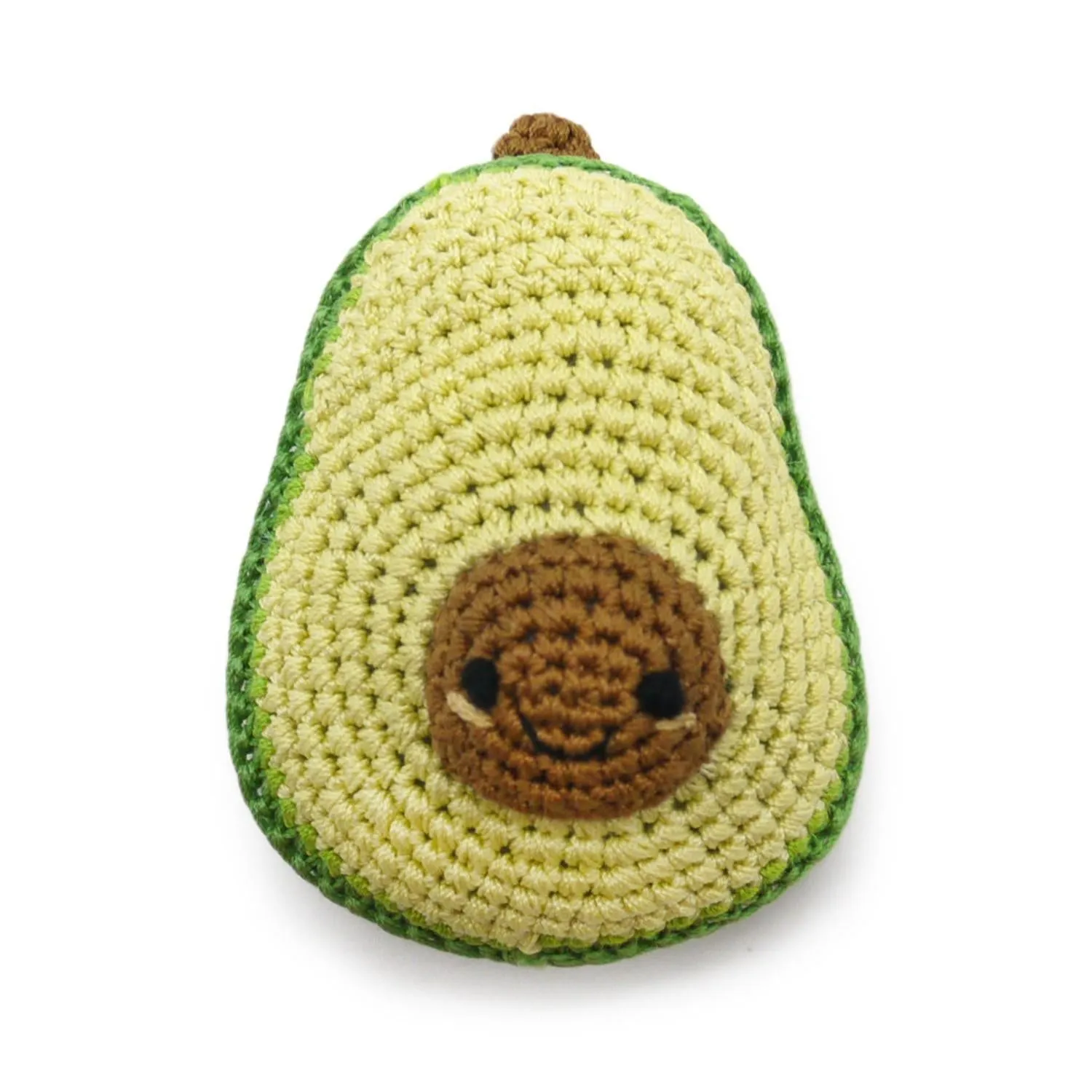 avocado knit toy