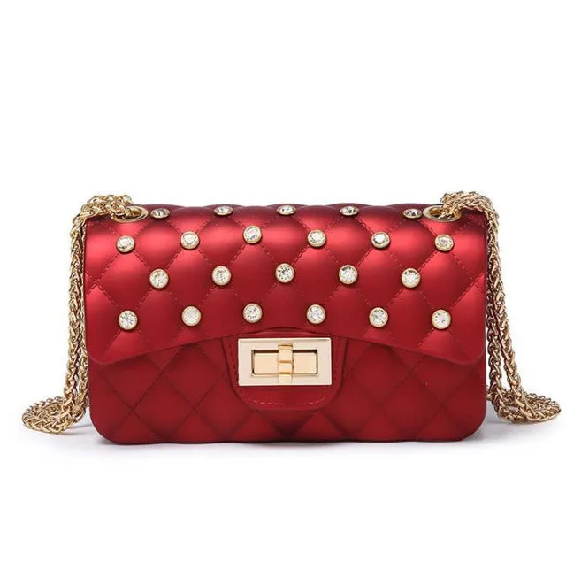 bag Bags Efficient global logistics Jelly Discounted delivery Diamond Messenger