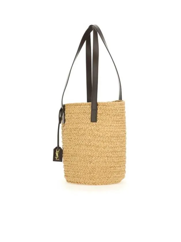 Bag Beige Urgent clearance Tote Raffia Laurent Saint Great deal Panier