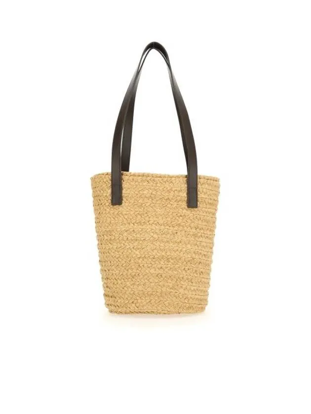 Bag Beige Urgent clearance Tote Raffia Laurent Saint Great deal Panier