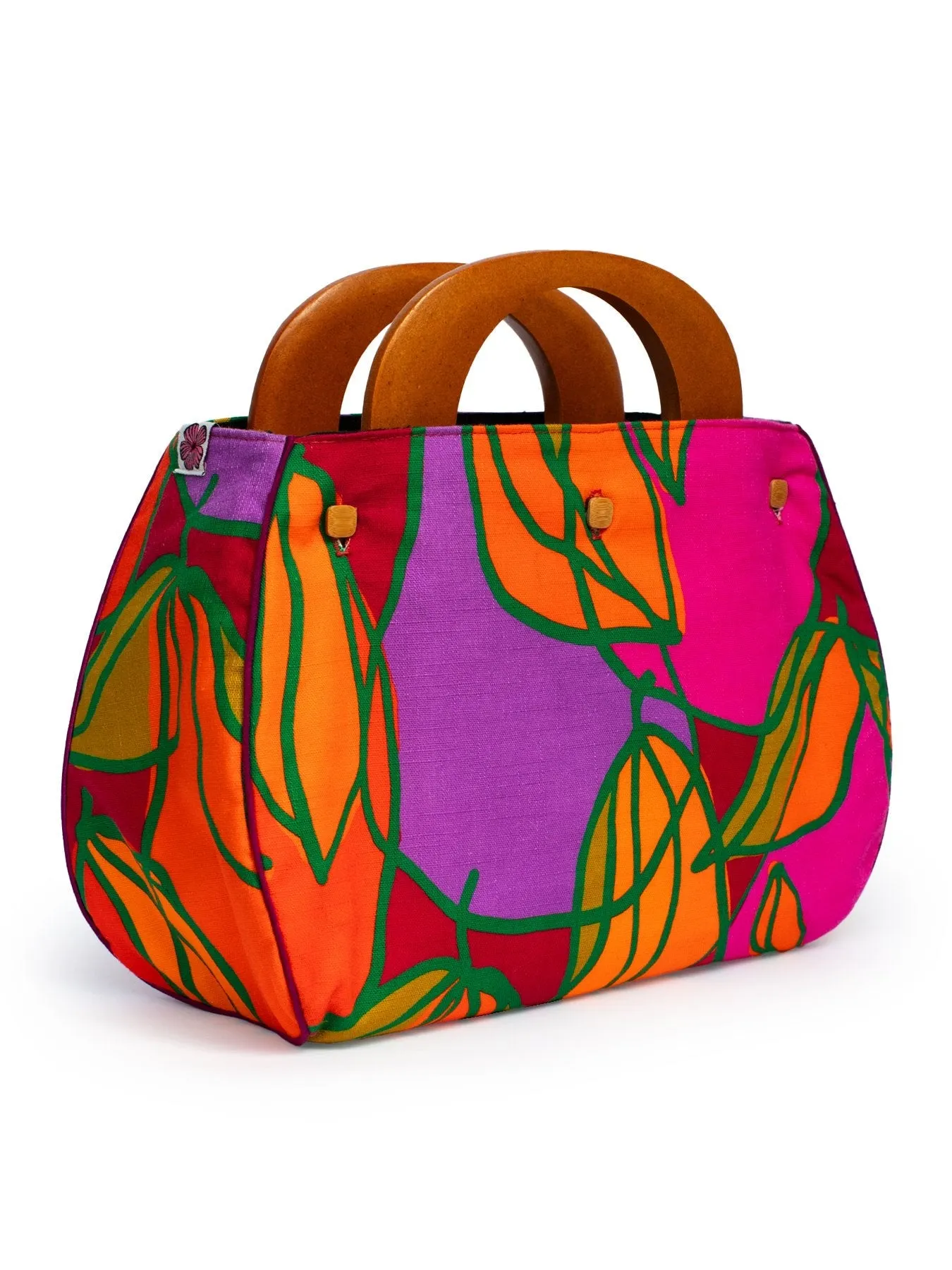 BAG COVER Pears Pink & Black