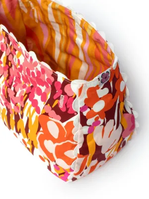 BAG COVER Queen's Garden Pink & Seagrass Yellow