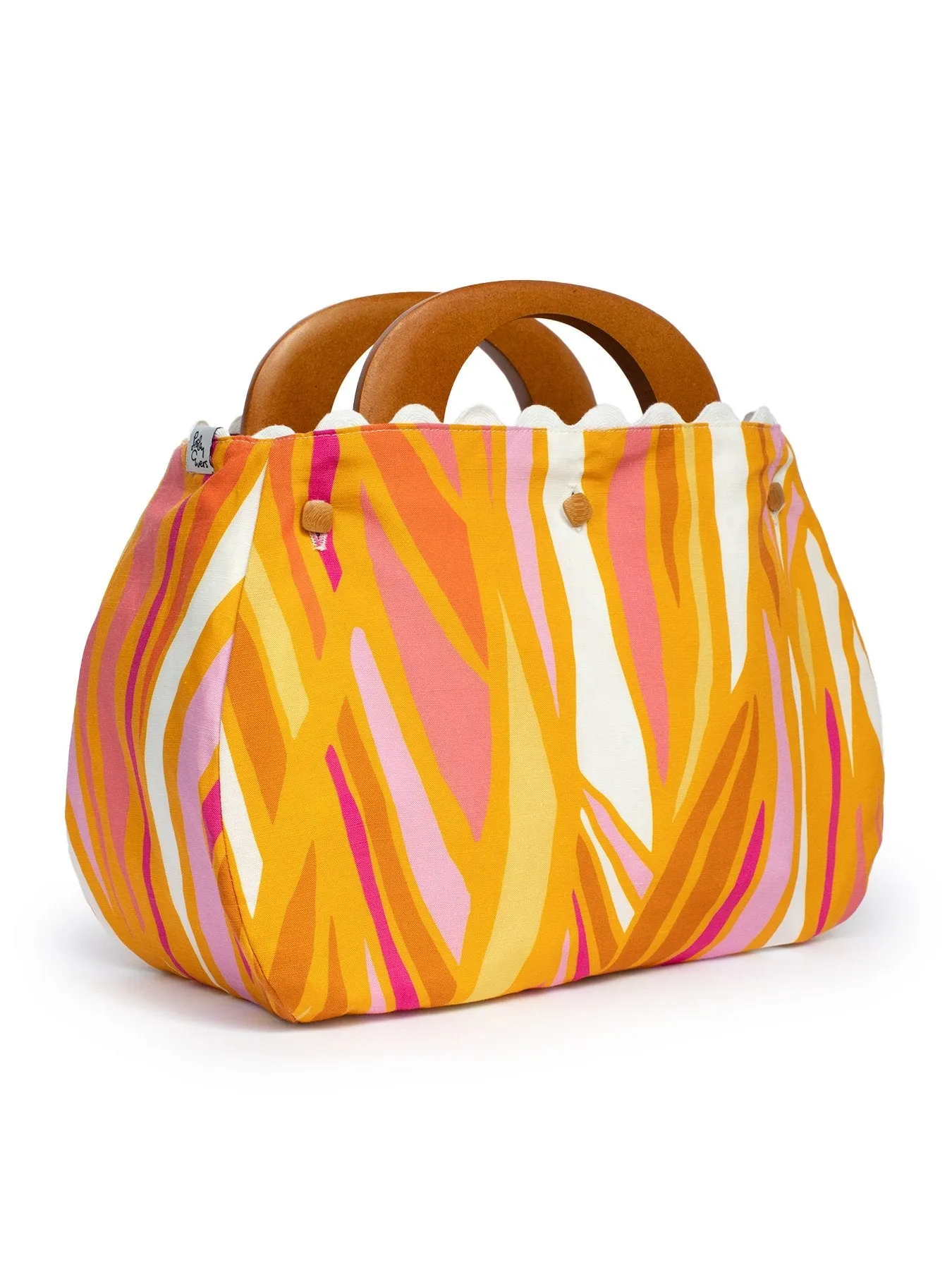 BAG COVER Queen's Garden Pink & Seagrass Yellow