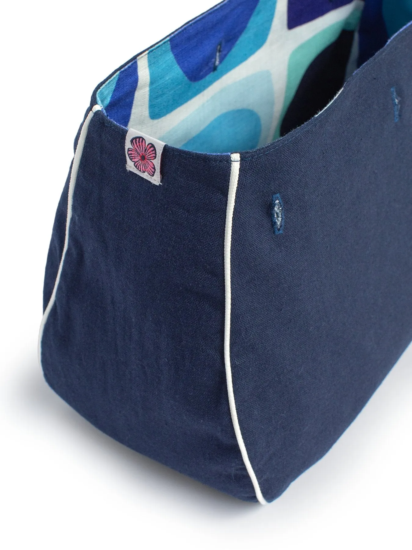 BAG COVER Sea Glass Blue & Navy