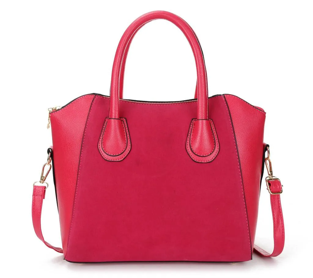 Bag fashion bags patchwork nubuck leather women's handbag smiley shoulder bags