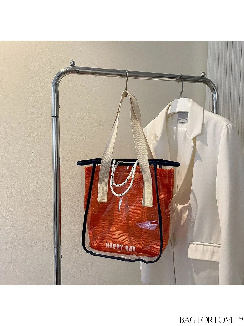 BagForLove - 2023 Stylish Transparent Single Shoulder Crossbody Bag - Spacious and Trendy