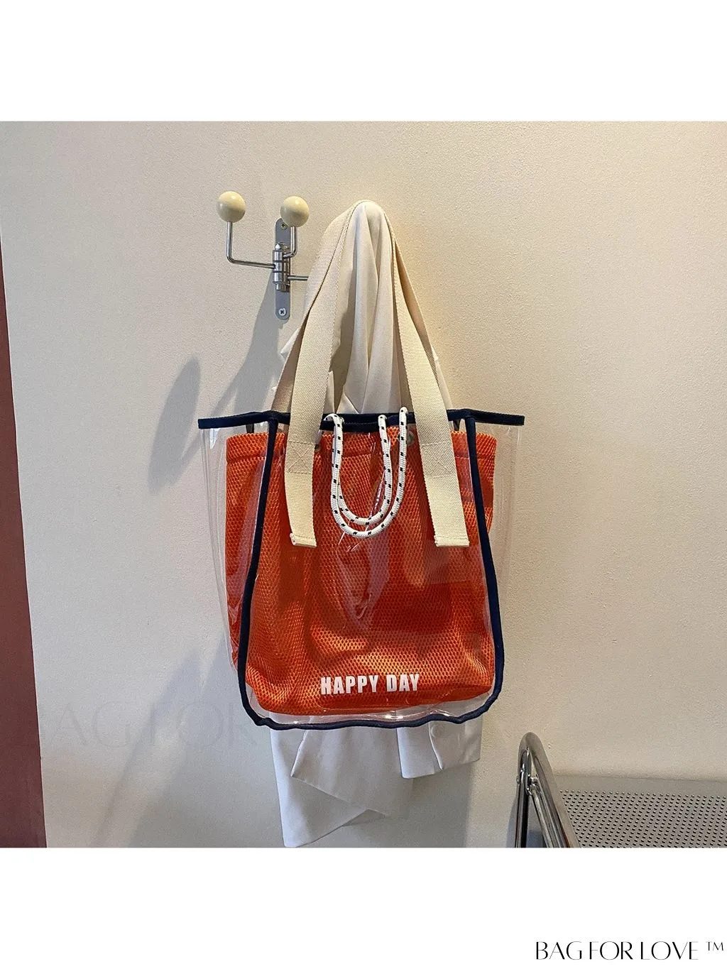 BagForLove - 2023 Stylish Transparent Single Shoulder Crossbody Bag - Spacious and Trendy