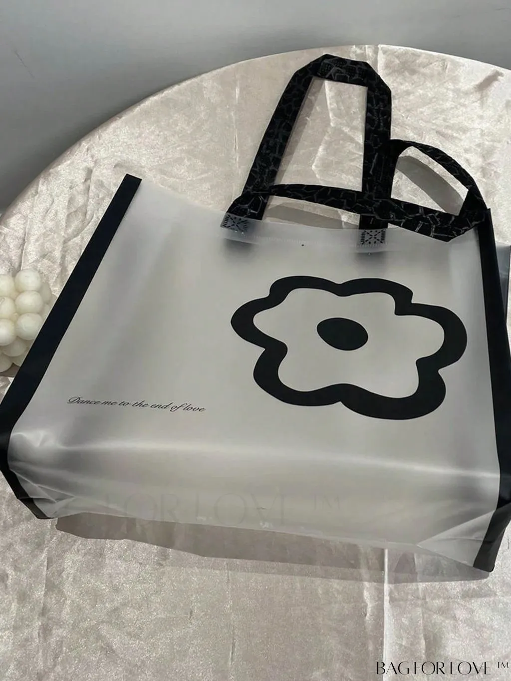 BagForLove - Summer PVC Shoulder Bag: Waterproof with Elegant Floral Pattern