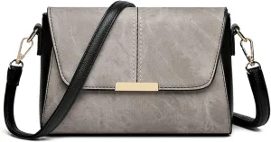 Bags for Women Retro women's bag crossbody bag shoulder bag versatile square bag women's bag fashion splicing bag(Meters)