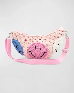 Bari Lynn Crochet Sling Bag