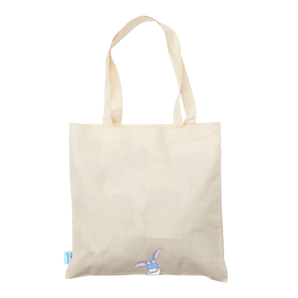 Be Cool Hunny Bunny Calico Tote Bag