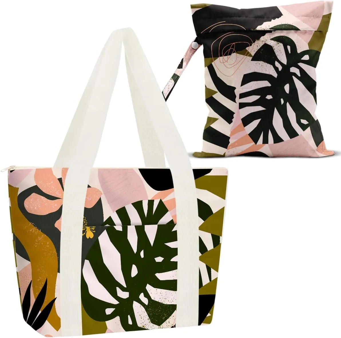 Beach Bags Wet Bag for Swimsuit Tote Bag for Friends Travel Gifts, Aloha Bags Waterproof Vacation Essential
