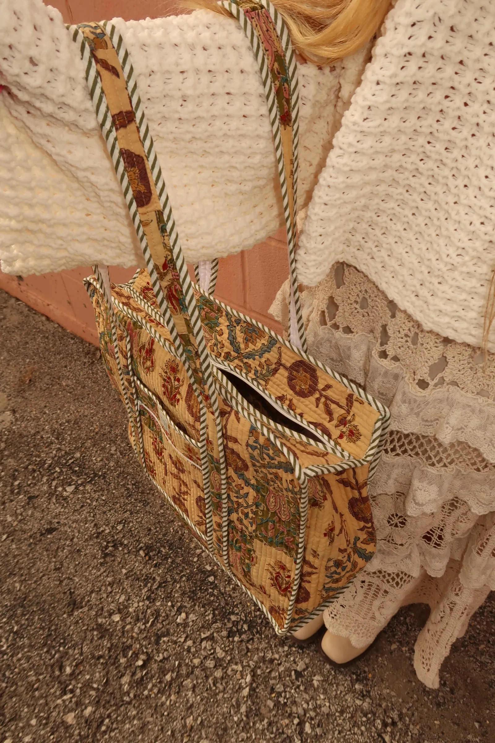 Beatrice Quilted Dote Bag