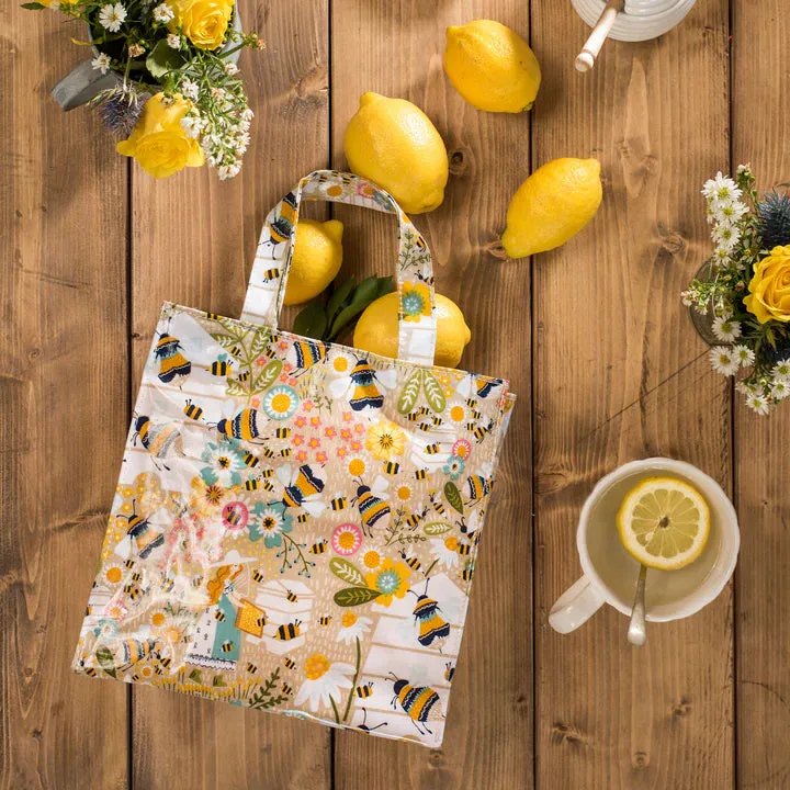Bee Keeper PVC Coated Tote Bag - Small